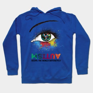 Autism See The World Differently Awesome Hoodie